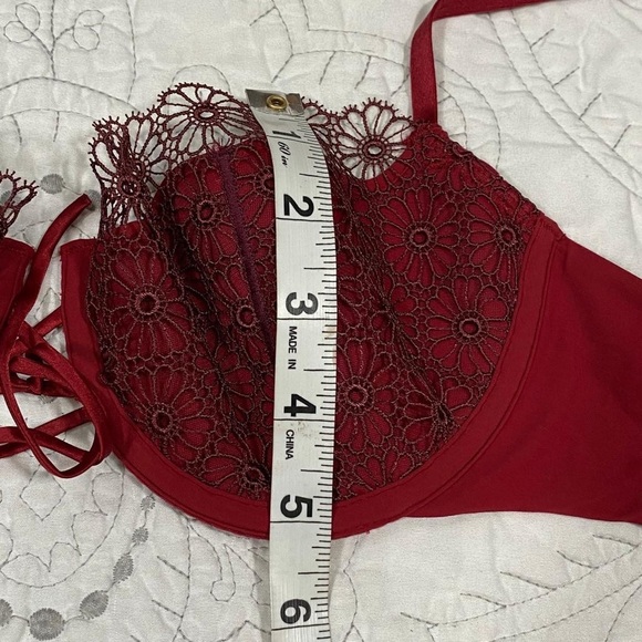 VS Sexy Plunge Coverage Pushup Racerback Lace Bra - Picture 10 of 14